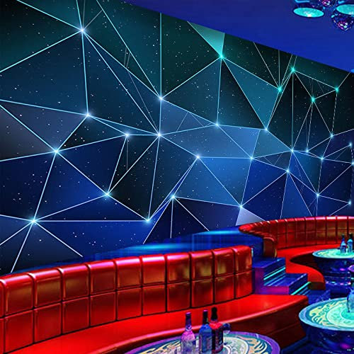 Internet Cafe Gaming Room Decoration 3D Three Dimensional Sense Of Technology Wallpaper Internet Cafe Bar Box 3d wallpaper paste living room the Home Restaurant wall for bedroom Mural-400cm×280cm