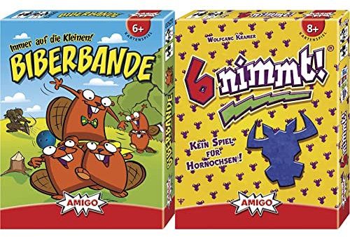 AMIGO Spiele 2920 - Biberbande 4910-6 nimmt!, Kartenspiel