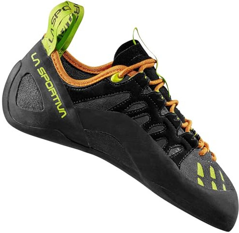 LA SPORTIVA Uomo Tarantulace Scarpe da Arrampicata, Carbon-Lime Punch, 39