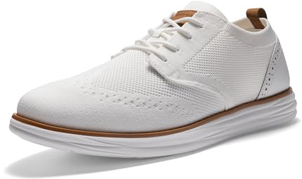 Bruno Marc Zapatos Cordones Verano Vestir Hombre | Upper Punto Transpirable, Puesta Sin Esfuerzo, Entresuela EVA, Suela MD Ligera, Estilo Diario