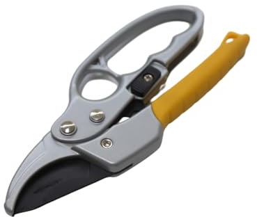 ADEFOL Rochet Sécateurs, Ciseaux de jardin, Cisailles à plantes et à cliquet, Coupe-arbustes Outils Fabriqué Ciseaux de jardinage avec lame en acier résistant à la rouille
