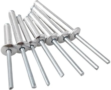 CHATROOM Nieten 20-100 Stück M3,2 M4 M5 M6 Aluminium Pilzkopf Brechdorn Blindnieten Nagelnieten for Möbel Auto Flugzeuge (Size : M6 (20pcs), Color : 16mm)