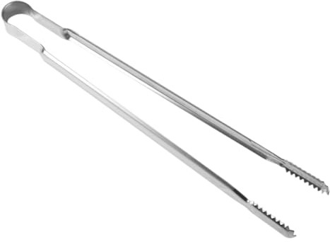 Pince à griller – Pince de cuisson robuste | Pinces de cuisson | Pinces de cuisson hollandaises | Grande pince en métal pour aliments barbecue | Pince de cuisine longue antirouille pour cornichons,