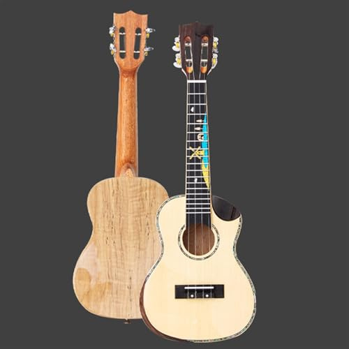 23-Zoll-Ukulele-Gitarreninstrument Aus Glänzendem Fichtenfurnier