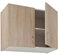 Deftrans Armario de Cocina Colgante Sonoma Roble 80 x 60 x 30 cm - Mueble Superior Con Dos Puertas para Almacenamiento, Baño o Medicina