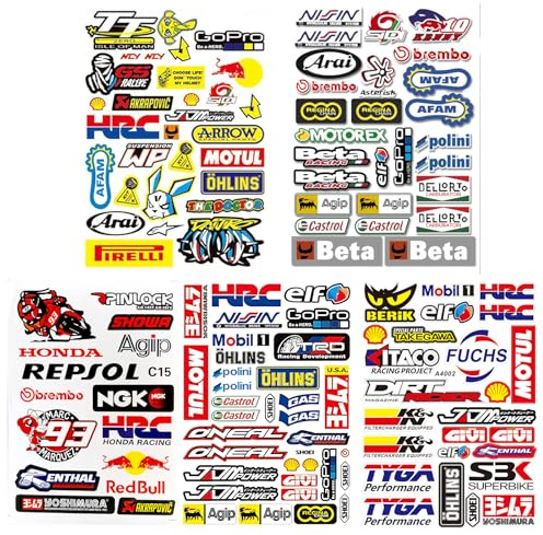 90 Pcs Motorcycle Stickers, Racing car Stickers, Anime Stickers, Vinyl Stickers Decals, Motorbike Stickers for Water Bottles, Cartoon Decals Skateboard Stickers for Teens Adults Boys