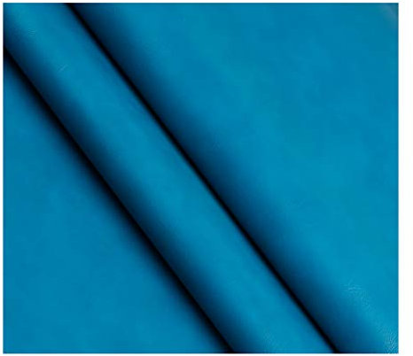 CHOUXUANGA Kunstleder Kunstleder Faux Polsterung – Leder, Kunstleder, Polsterstoff, Lederstoff, Polsterung, strukturiertes Material – Seeblau(1.38x4m)