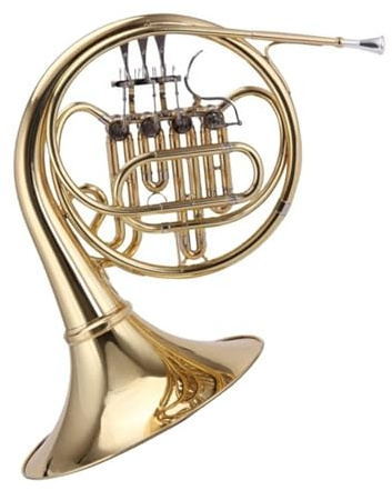 Waldhorn B-Dur 4 Tasten einreihig professionelle Anfänger spielen Musikinstrumente Waldhorn für Anfänger