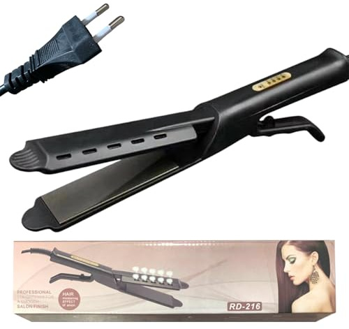 Qfdiwr Lisseur Cheveux Professionnel - Fer À Lisser,4 Vitesses De Température Réglable Chauffage Rapide Styliseur À Pic Sans Dommage Lissage Pour Cheveux Frisés Fins Longs Ou Courts