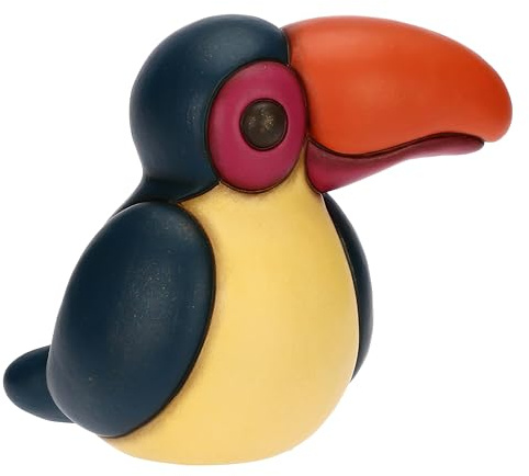 THUN - Tucano medio - ceramica - Collezione Icone - 11,4 x 12,5 x 12,5 cm