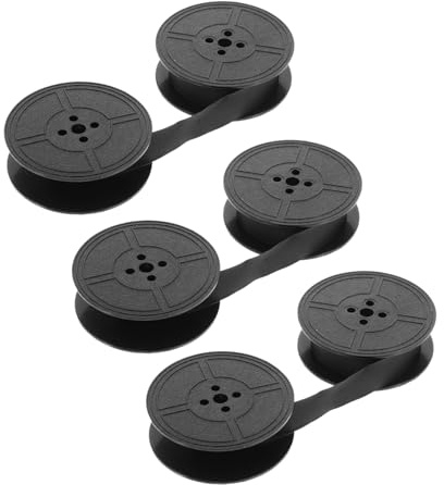 Angoily 3stücke Farbband für Mechanische Schreibmaschine Manuelles Doppelspulen-farbband Ersatzspule für Schreibmaschinentinte Breites Nylon- für Schreibmaschinen