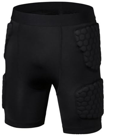 MARCBUSE Pantaloncini sportivi atletici Collisione Resist Materiali in poliestere per il calcio Basket Corsa Pantaloncini sportivi protettivi leggeri Pantaloncini sportivi atletici Pantaloncini da