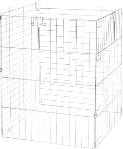 Kerbl Pet Erweiterungselement | passend für Freigehege Artikel 83172, 72 × 112 × 60 cm, verzinktes und langlebiges Erweiterungselement
