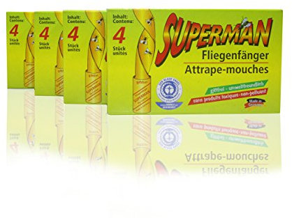 16 Stück Fliegenfänger Leimrollen Fliegenfalle Insektenfalle Fruchtfliegenfalle