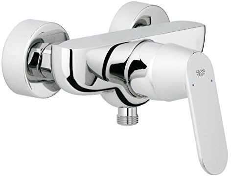 GROHE Eurosmart Cosmopolitan Single-Lever Shower Mixer, Wall-Mounted, Water-Saving Tap Chrome Finish 32838000