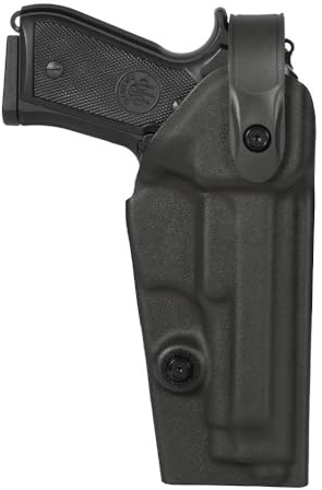 Vega Holster VKD8 Vegatek Duty Holster, thermogeformt, Polymer, schwarz, 2. Grad Sicherheit, (H&K SFP9/VP9, rechts)