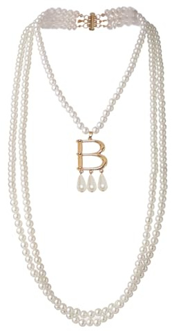 GRACEART Anne Boleyn falskt pärlhalsband (stil02), Pärla