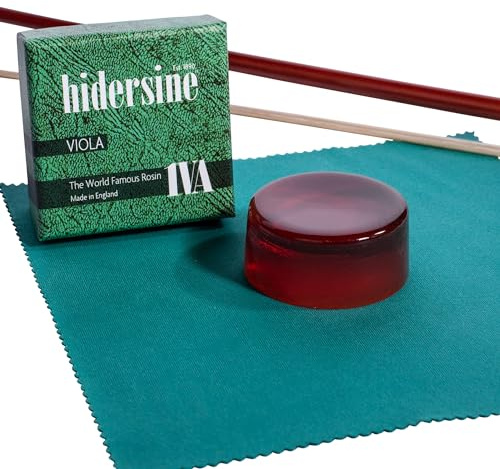 Hidersine 1VA Series Premium Viola Rosin. Handmade in the UK - Medium Weight 20g Rosin Cake - Ideal for players of all standards