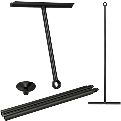 Cozary Tergivetro per Doccia con Manico Telescopico Regolabile (30-89 cm) | Lama da 30 cm per Acqua, Schiuma e Peli di Animali | Per Bagno, Vetri, Finestre e Cucina | Include Gancio a Ventosa