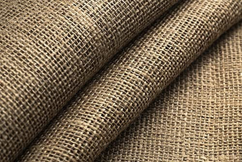 TESSUTO JUTA TELA DI SACCO NATURALE, vendita al mezzo metro, 1 quantità = 50 cm altezza 140 cm