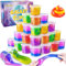24er Pack Galaxy Slime Kit, Slime Set für Kinder, Ideales Spielzeug Geschenk für Kinder Jungen Mädchen, Slime Spielzeug für Jungen Mädche