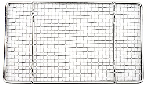 Topyond Grille De Refroidissement pour Grille De Gril – Passe Au Lave-Vaisselle, Rectangulaire, Antirouille, en Acier Inoxydable, pour Barbecue Et Pâtisserie