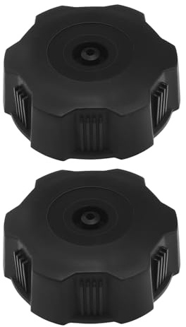 VGOL 2 Stück Innendurchmesser 40 Mm Motorrad-Kraftstofftankdeckel Schwarzer Kunststoff-Tankdeckel Kompatibel mit 50CC 70CC 90CC 110CC 125CC ATV Quad 4 Wheeler