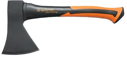 Ascia 800g con Manico in Fibra di Vetro 380 mm. e Lama in acciaio Ascia da Taglio Universale con Manico in Fibra di Vetro Ascia/Scure/Accetta Manico in Fibra di Vetro Breckner Germany