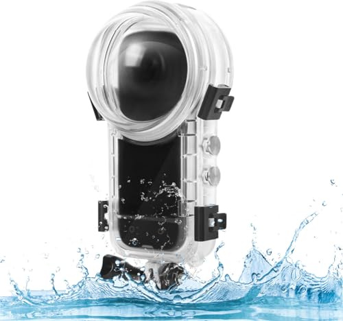 50M/164FT X4 Custodia impermeabile per fotocamera Insta360 X4 Action Camera Accessori Immersione Intorno Invisibilità Subacquea Custodia Protettiva
