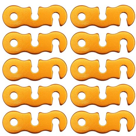 NOPOXA 10 Stück Seilspanner Camping Zelt Schnur Einsteller Camping Ausrüstung für Rucksackreisen Zeltpfahl Abspannleine Spanner Zeltschnur