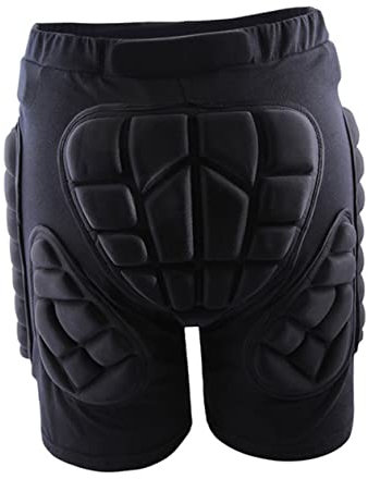 BESPORTBLE Schutzhose Für Erwachsene Und Gepolsterte Protektorenhose Für Ski Snowboard Und Eiskunstlauf Atmungsaktive Sporthose Größe XXL