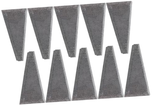 Vaguelly 10pcs Carbon Steel Axe Wedges Small Size Hammer Fixing Wedge Sturdy Axe Handle Installation Accessories for Outdoor Woodworking