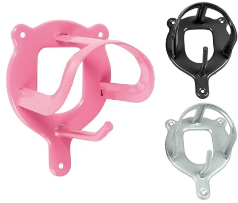 netproshop Trenshållare, hållare för träns u grimma, svart eller silver, urval: rosa