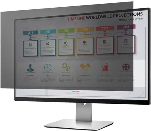 PrivacyView™ Privacy Filter for 23 Widescreen Monitor- Unframed - Black