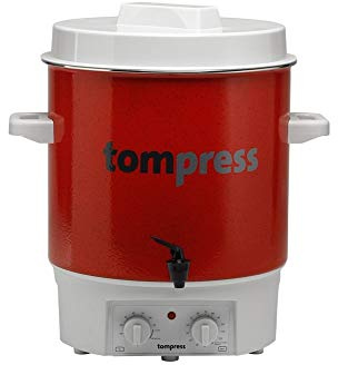 Stérilisateur émaillé électrique avec minuterie et robinet Tom Press - TOM PRESS