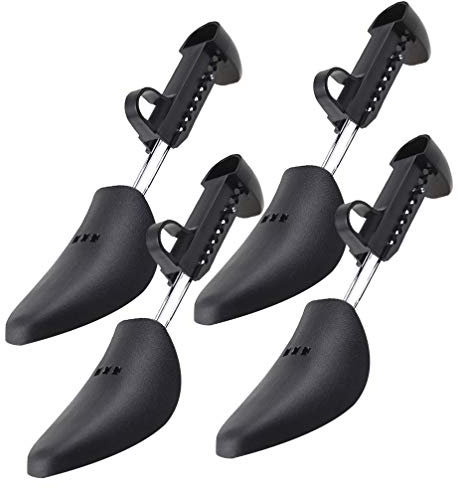 HEMOTON 4Pcs Arbres à Chaussures en Plastique Tendeurs de Chaussures Réglables Expanseurs de Bottes Supports Façonneurs Supports (Costume pour La Taille de Chaussure 35-39)