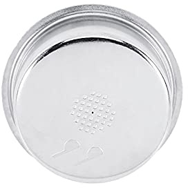 Gastroback siebträgermaschine, Filterkorb 51Mm, Kaffeefilterkorb, Siebträger Gastroback Edelstahl-Kaffee 2 Tassen Druck Filter Korb Sieb, Geeigneter Durchmesser der Kaffeemaschinen Düse: 51–52,5 mm
