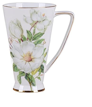 CRAGCO Tazze per tazze Tazza da 500 ml di grande calibro Tazza da caffè creativa in bone china Tazza da latte di grande capacità for la casa e l'ufficio Tazza di caffè