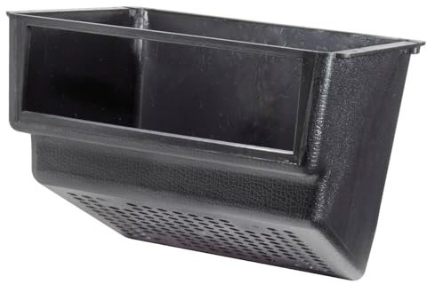 tomzz Audio 2400-057 Autoradio Unterbaukonsole mit Lautsprecheraufnahme für 1DIN Radios PKW LKW Boot Wohnmobil Baufahrzeuge Nutzfahrzeuge