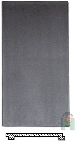Plaque de four, en fonte, plaque de cuisson, 630 x 325 mm (P3 lisse 630 x 325 mm)