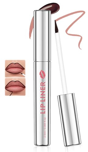 Prreal Peel Off Lip Stain, Waterproof Tattoo Peel Off Lip Liner, Non-sticky Lips Liner Stain Long-lasting, Matte Finish Lipgloss Makeup, Rose Pink