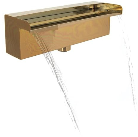 Primrose 15cm Copper Effect Stainless Steel Blade Water Feature Cascade