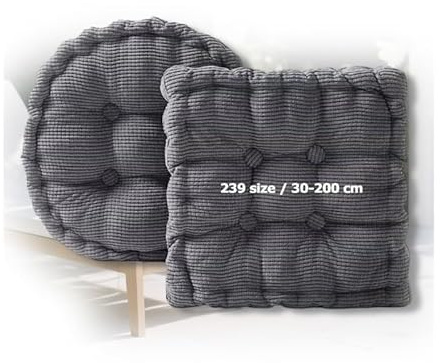 Cuscini spessi per sedie e divani, imbottiture in schiuma per dondolo da giardino in rattan, cuscini di ricambio rettangolari e quadrati, 45 x 50 cm, colore: grigio scuro