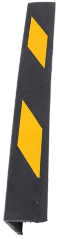 GOOHOCHY Protector Reflectante De Esquinas De Pared De Goma 1 Kg para Garajes Subterráneos y Estacionamientos, Diámetro De 10 Cm, Amarillo y Negro, Barra De Protección De Bordes Segura para Vehículos