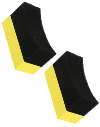 SOPOTUTU 2 piezas Esponja para Lavado de Coche Esponja Portátil para Limpieza Interior y Exterior Herramienta para Cuidado de Neumáticos y Superficies Retención Alta de Jabón y Agua sin