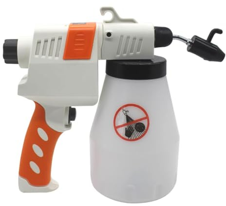 Pistola Eléctrica de Limpieza de Manchas de Textiles de 65 W, Pistola Quitamanchas de Alta Presión con Boquilla de Pulverización de Presión Ajustable, Capacidad de Líquido 750 ML