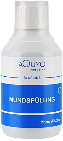 Blueline antibakterielle Mundspülung, bei Zahnfleischentzündung und Mundgeruch, ohne Alkohol, wirkt antibakteriell, für eine gesunde Mundhygiene (250ml)