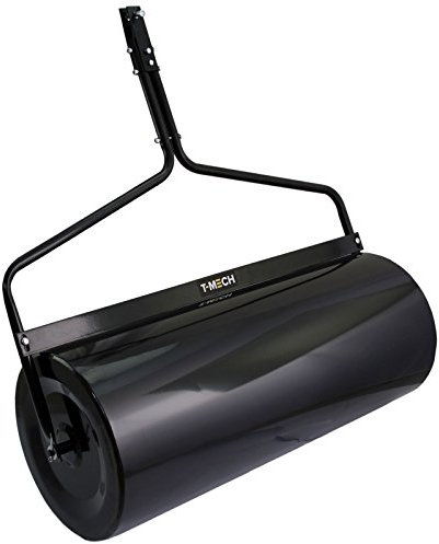T-Mech 120L Anhängewalze Gartenrolle Rasenroller Gartenwalze Rasenwalze Bodenwalze Rasenroller Gartenroller zum Anhängen