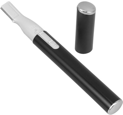 LEDMOMO Mini Augenbraue Trimmer Rasierer elektrische Augenbraue Rasierer Remover für Damen (schwarz)