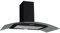 electriQ 90cm Curved Glass Cooker Hood - Black